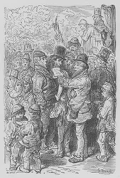 Beim Derby, Der Programmverkäufer